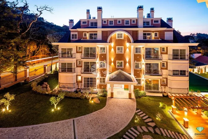 Apartamento em Gramado, 106,31m2, 3 dormitórios (suítes) no bairro Planalto.