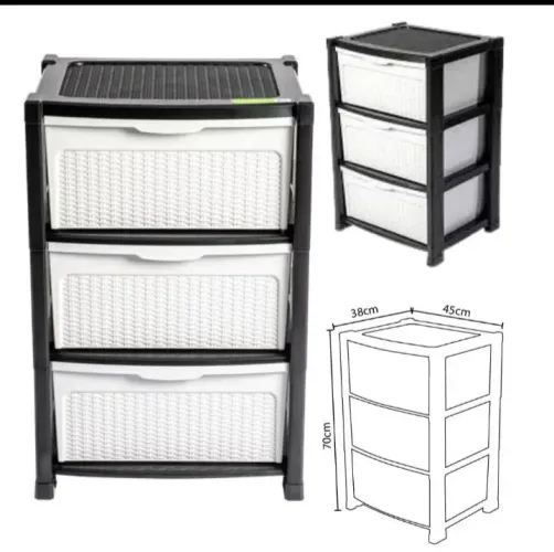 Gaveteiros 4 gavetas rattan