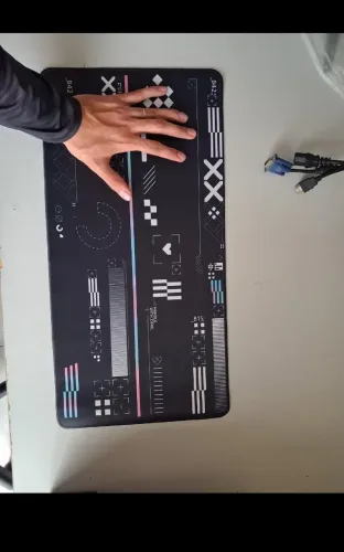 Mouse Pad Gamer WANG XXL - Grande, Antiderrapante e Estampado