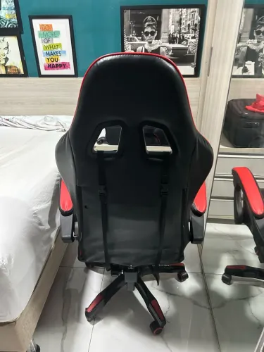 Cadeira Gamer / Escritório Ergonômica Preto e Vermelho