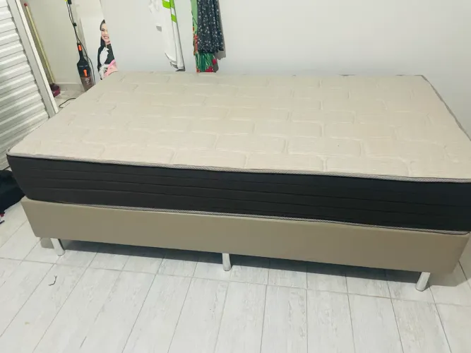 Cama box solteirão