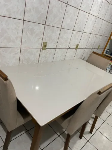 Mesa de jantar retangular