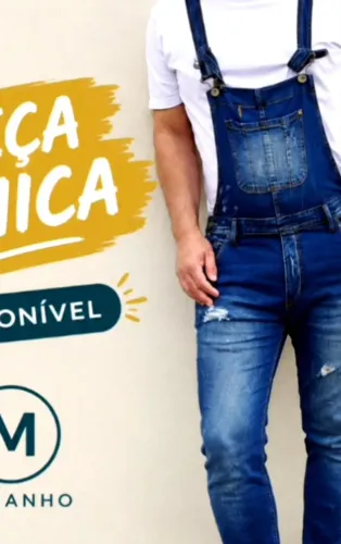 Macacão Jeans Masculino BioTwo Denin
