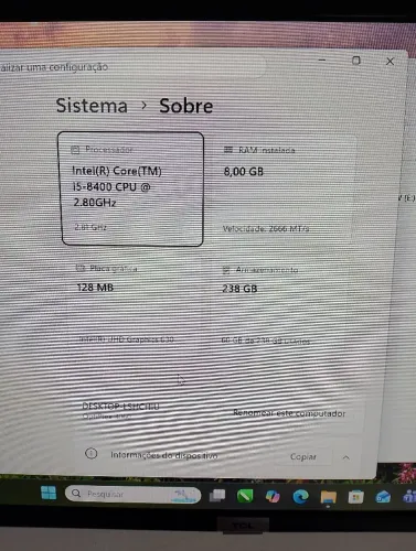 Cpu Dell com smartv e impressora