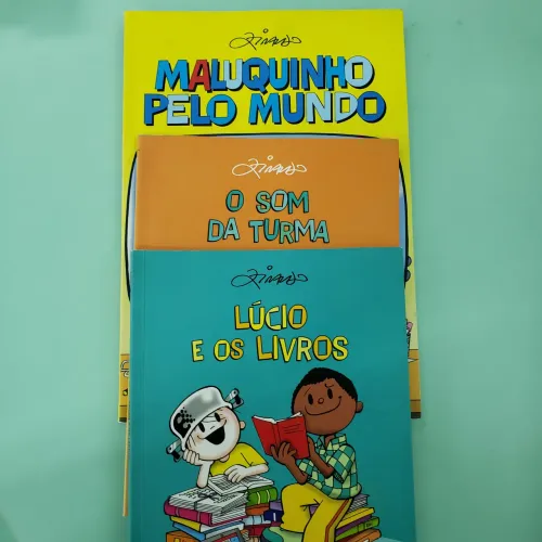 3 Almanaques do Maluquinho: Lúcio e os livros; O som da turma; Maluquinho pelo Mundo