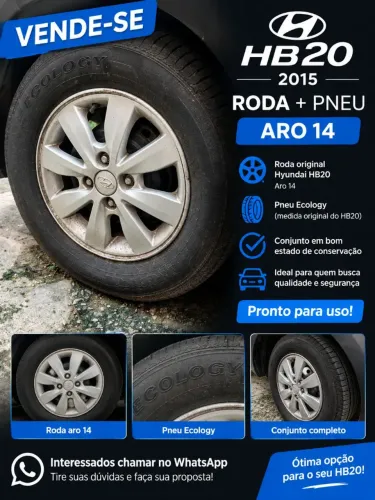 Pneu HB20 ARO 14