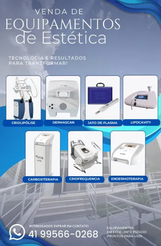 Equipamentos para estética - Oportunidade IMPERDÍVEL