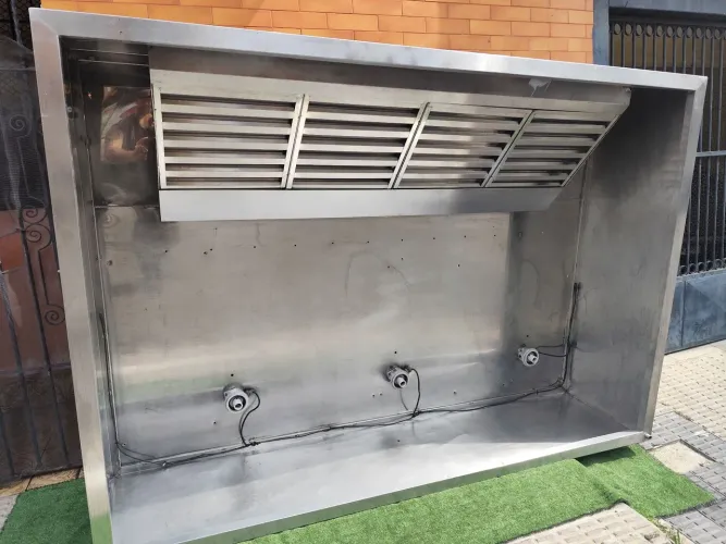 Coifa industrial inox