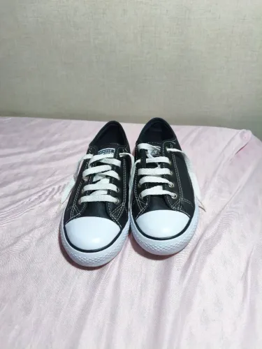 Tênis all Star preto de cano baixo