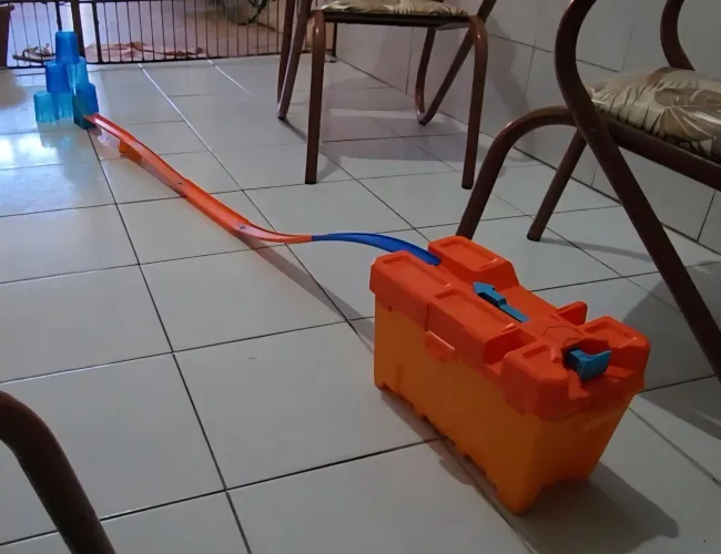 PISTA HOTWHEELS Caixa de Obstáculos