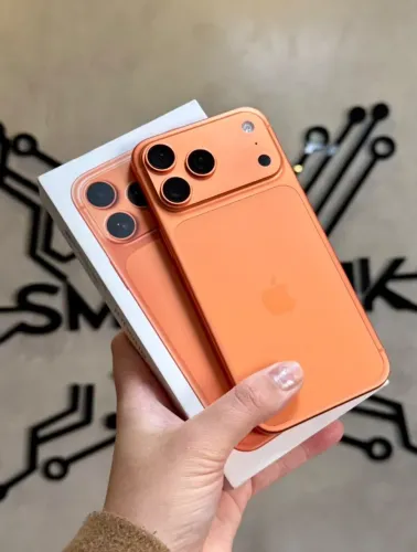 iPhone 17 Pro Max Laranja 512GB 100% (Nota e garantia Apple 04/2027)