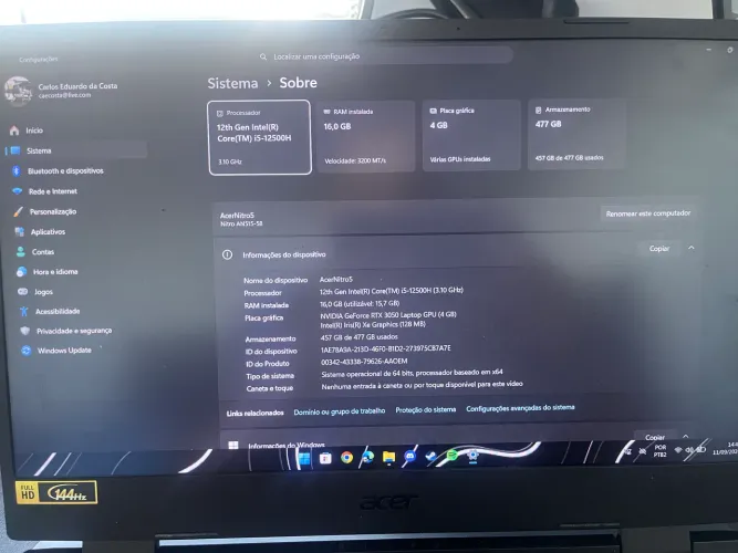 Acer Nitro5