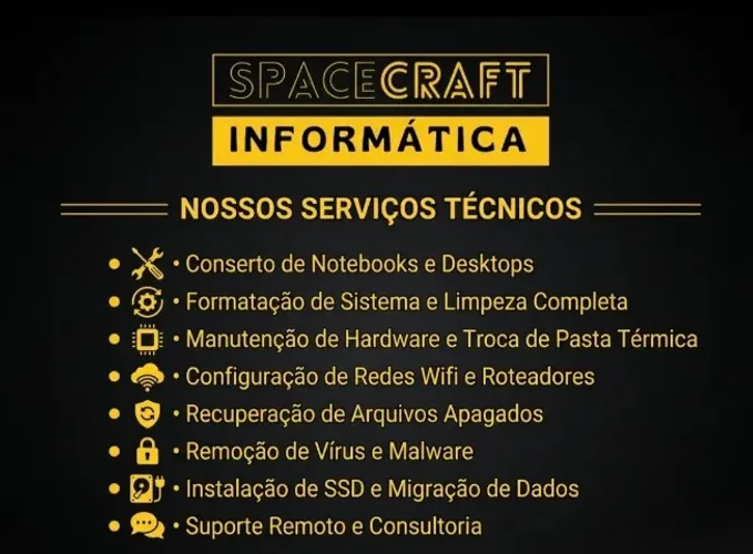 ASSISTÊNCIA TÉCNICA ESPECIALIZADA EM INFORMÁTICA