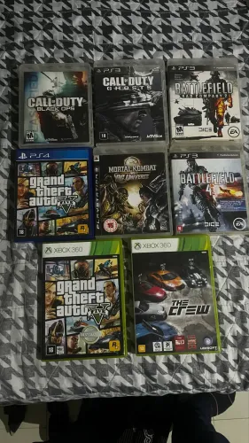 Jogos de console ps3, xbox 360, ps4.