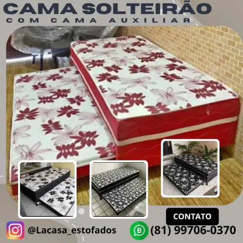 CAMA BOX - COM AUXILIAR 