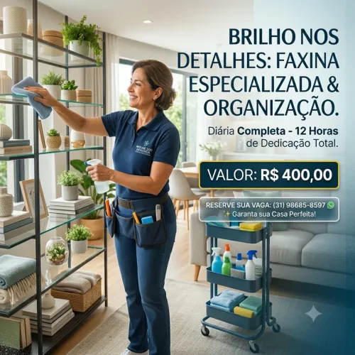 ? Faxina Especializada & Organização de Detalhes ?