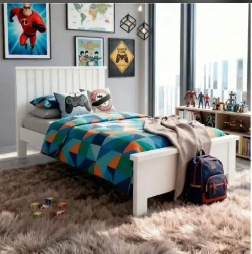 Cama solteiro em mdf 
