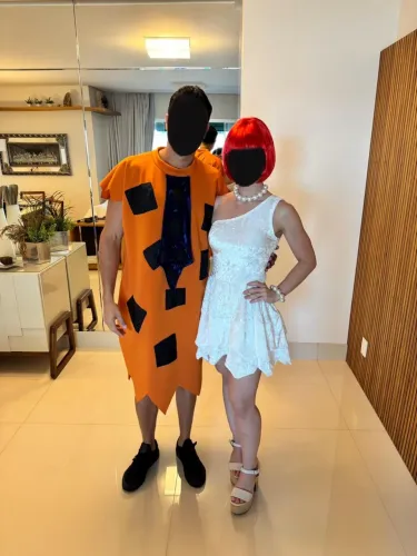 Fantasias Wilma e Fred Flintstone