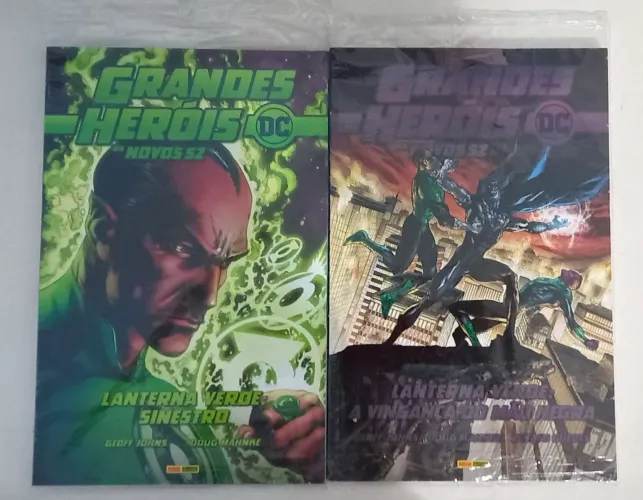 Grandes Heróis DC: Lanterna Verde Sinestro Vol. 8 e A Vingança do Mão Negra Vol. 16