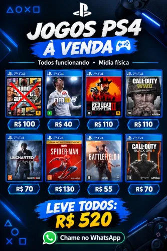 Jogos de ps4