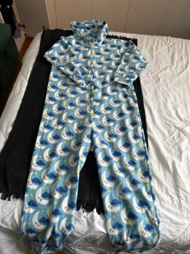 Pijama macacão adulto novo quentinho 