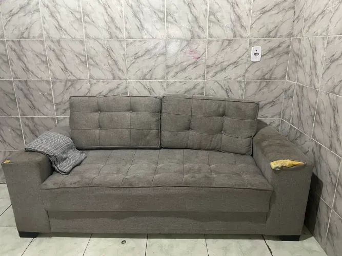Vendo sofá 3 lugares 350,00