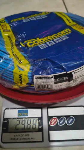 Cabo flexível 2,5mm azul cobrecom