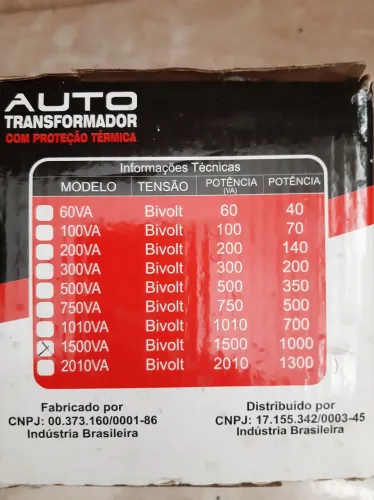 Transformador bivolt 