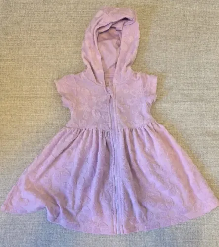 Vestido atoalhado Primark com capuz, 9 meses, 74 cm
