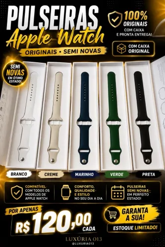 Pulseiras Apple Watch ORIGINAIS