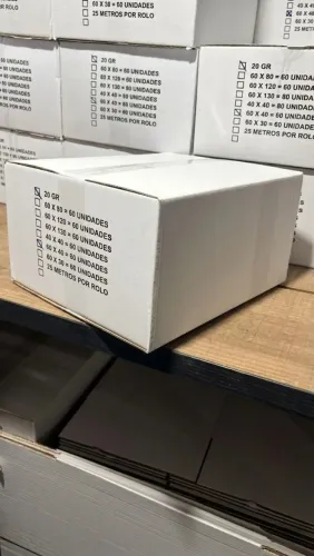 ETIQUETAS TÉRMICAS 60x40 - CAIXA COM 60 UNIDADES