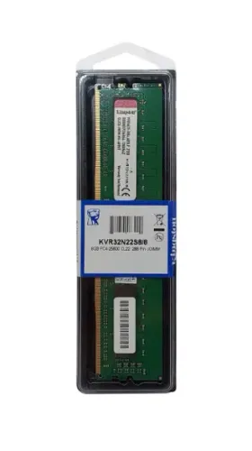Memória Ram Kingston Kvr32n22s8/8 Ddr4 8gb 2666 Mhz