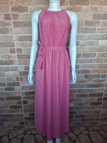 Vestido rosa lurex G