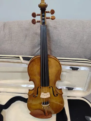 Violino feito a mão, Strad Messiah, madeiras alemã