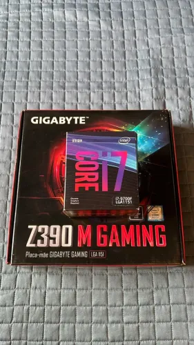 Kit Gamer Intel i7 9700F + Placa Mãe Gigabyte Z390 M Gaming