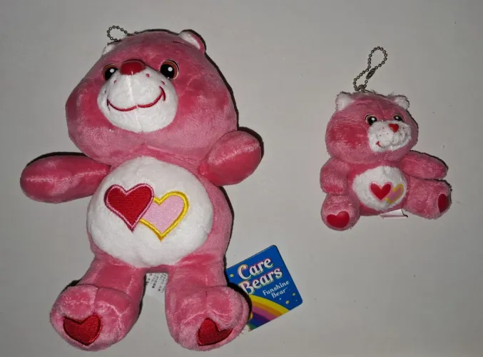 URSINHOS CARINHISOS DUPLA "URSINHAS AMOROSAS" "LOVE A LOT BEAR" "CARE BEAR" IMPORTADO