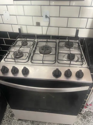 Fogão Brastemp de 5 bocas