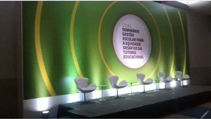 Fundo de palco para eventos , convenções