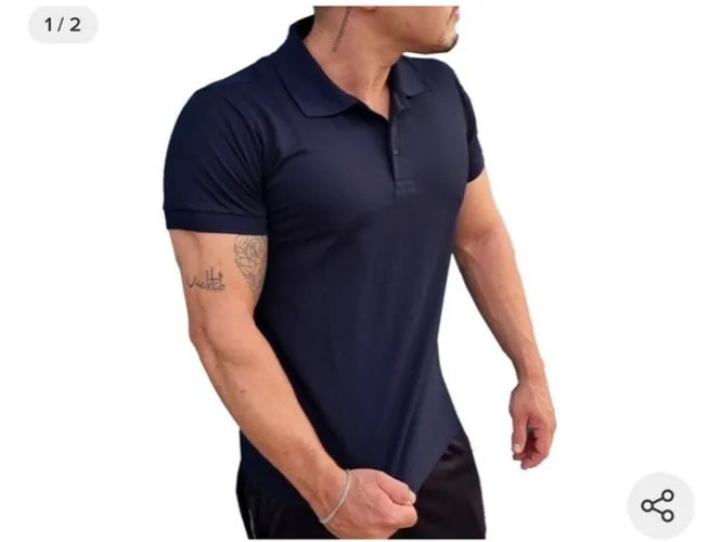Camisa polo lisa 