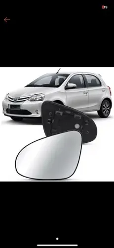 Espelho do retrovisor LE Etios original