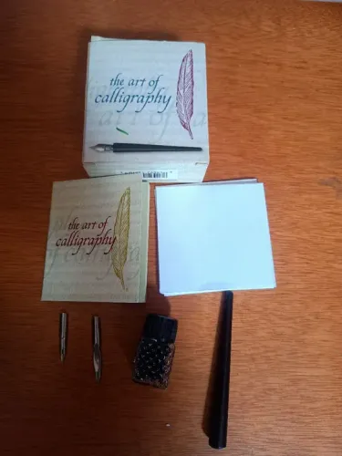 Kit de Caligrafia Antigo