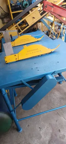 Serra de bancada trifásica motor jacaré 5hp