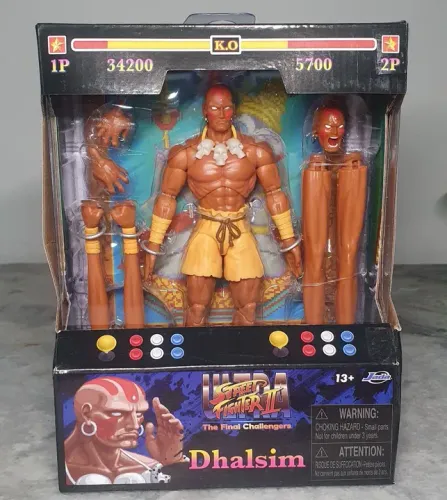 Dhalsim street fighter 2 Jada toys original lacrado