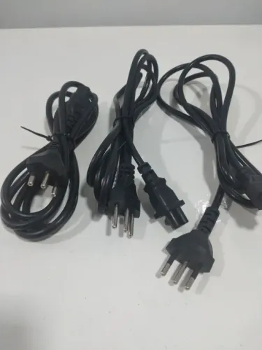 Cabos de energia tripolar e cabos rj45