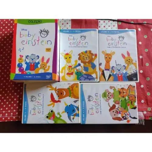 Coleção Baby Einstein - Box12 Dvds Disney Para Aprendizado