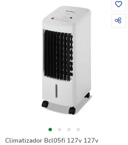 Climatizador de ar Britânia bcl05 com controle remoto