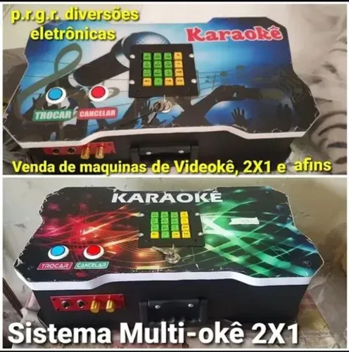 Karaokê Portátil RAF, Cartão e PIX, 41D-15K (05.05.25),02 Saídas HDMI e VGA