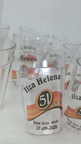 Copos americanos personalizados de acrílico