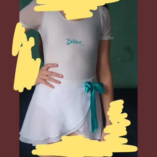 Saia para ballet menina 7 anos