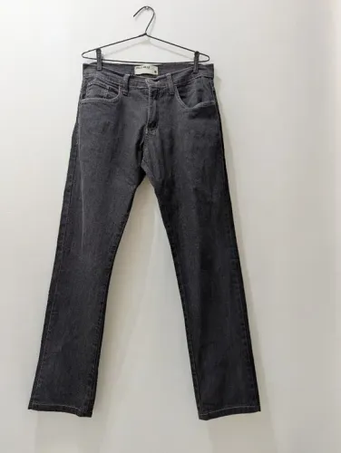 Calça Jeans Masculina Preta - polo wear slim